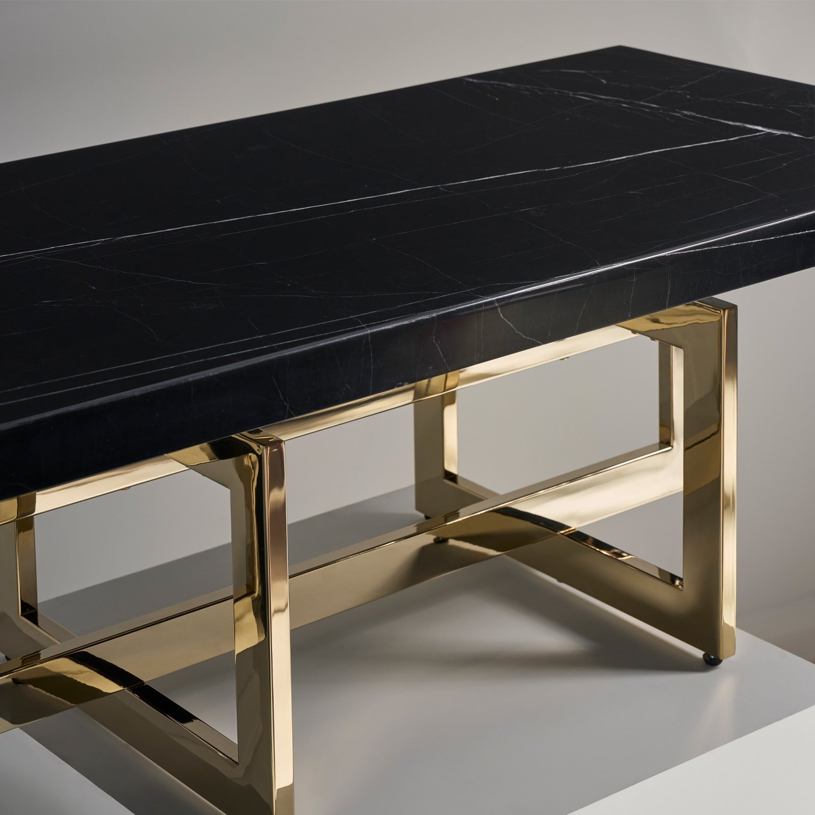 Caracole Wish You Were Here 122cm Rectangular Coffee Table in Dark