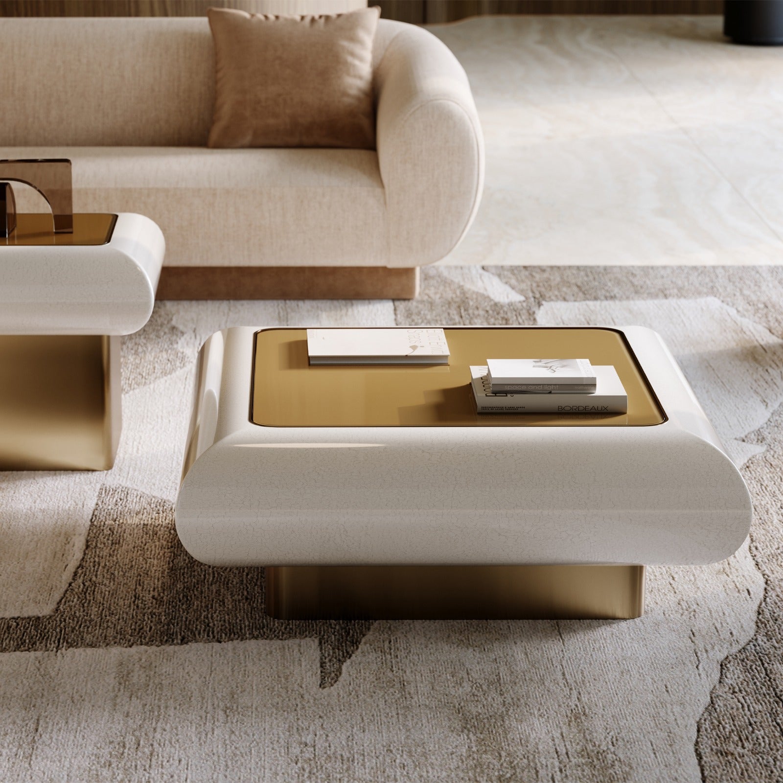 Caracole Seta Square Coffee Table Craze