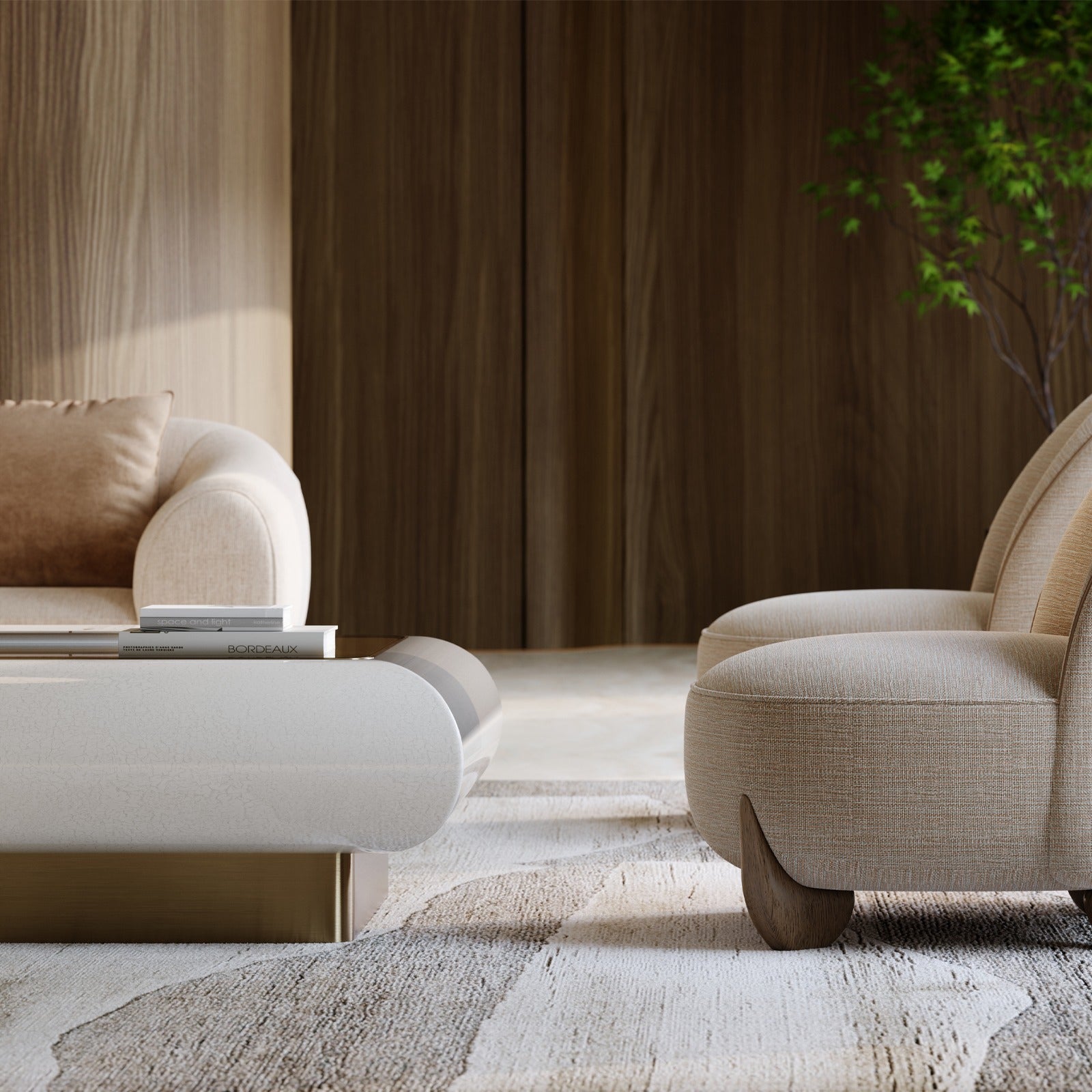 Caracole Seta Square Coffee Table Craze