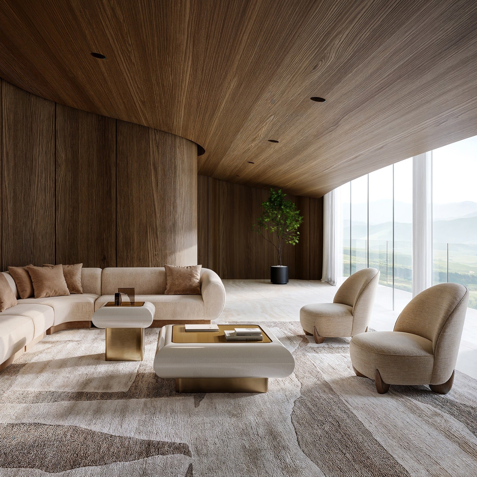 Caracole Seta Square Coffee Table Craze