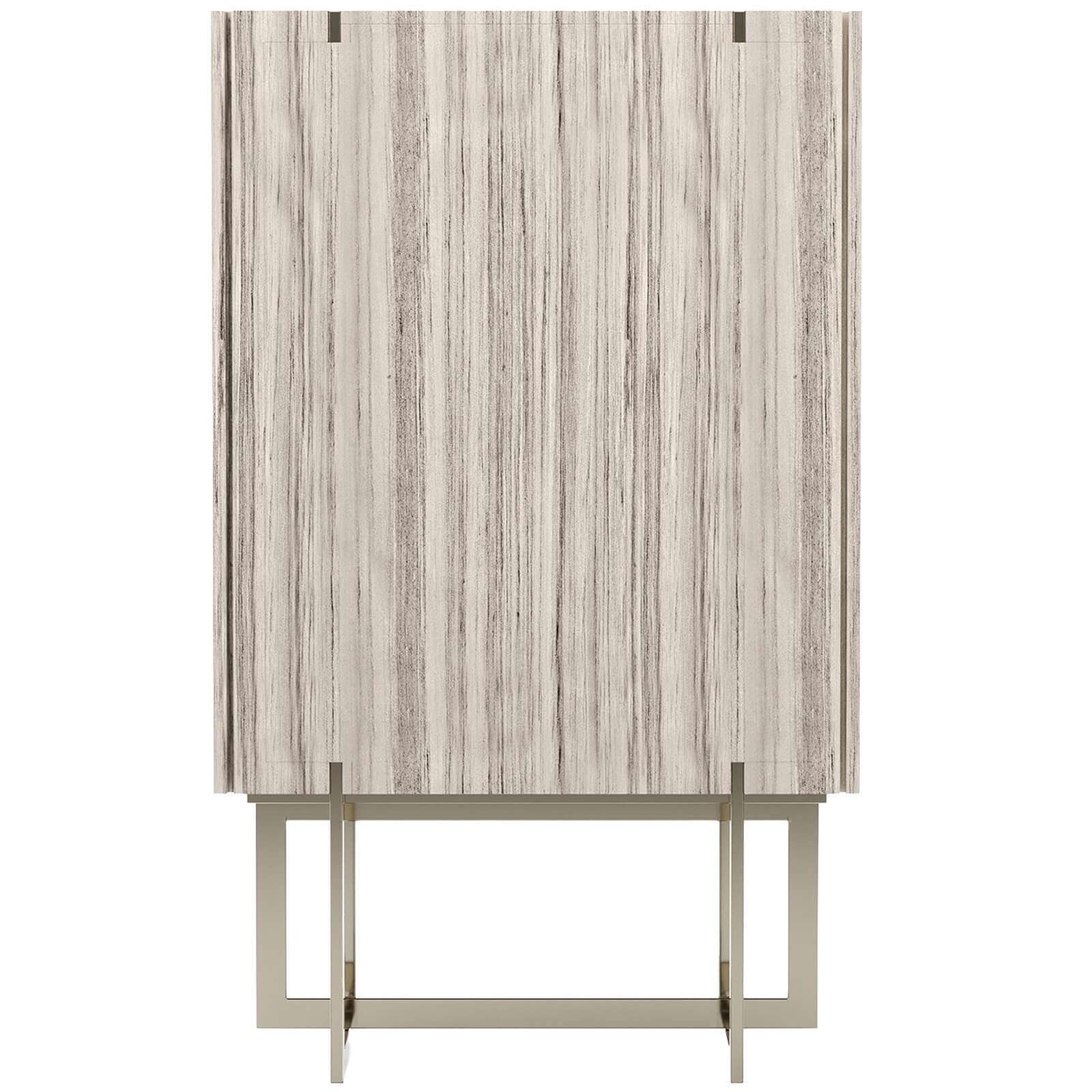 Caracole Wish You Were Here Bar Cabinet in Light