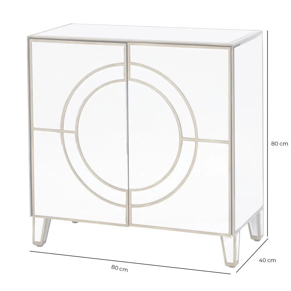 Clarence Circle Link 2 Door Cabinet Cabinet