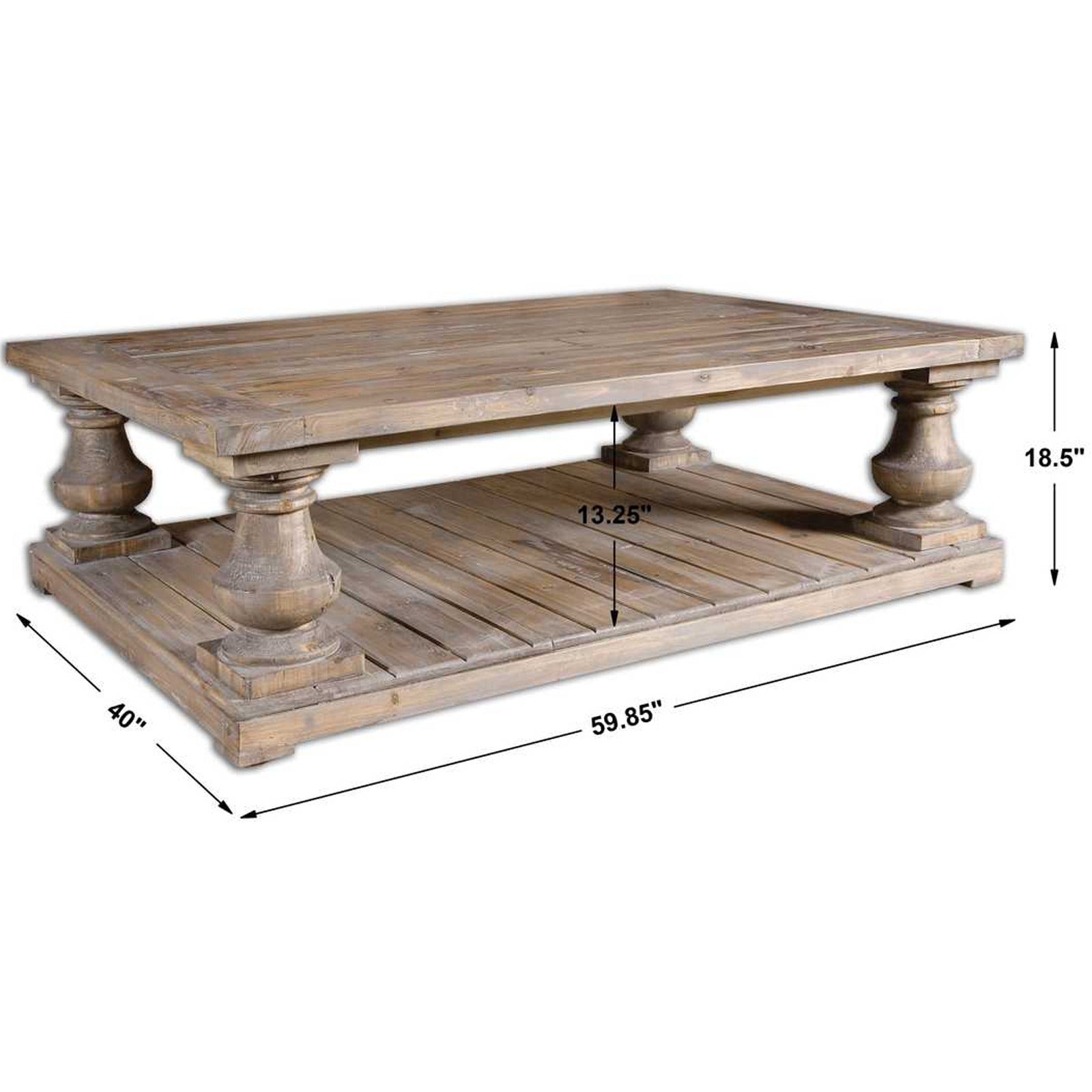 Uttermost Stratford Rustic Coffee Table