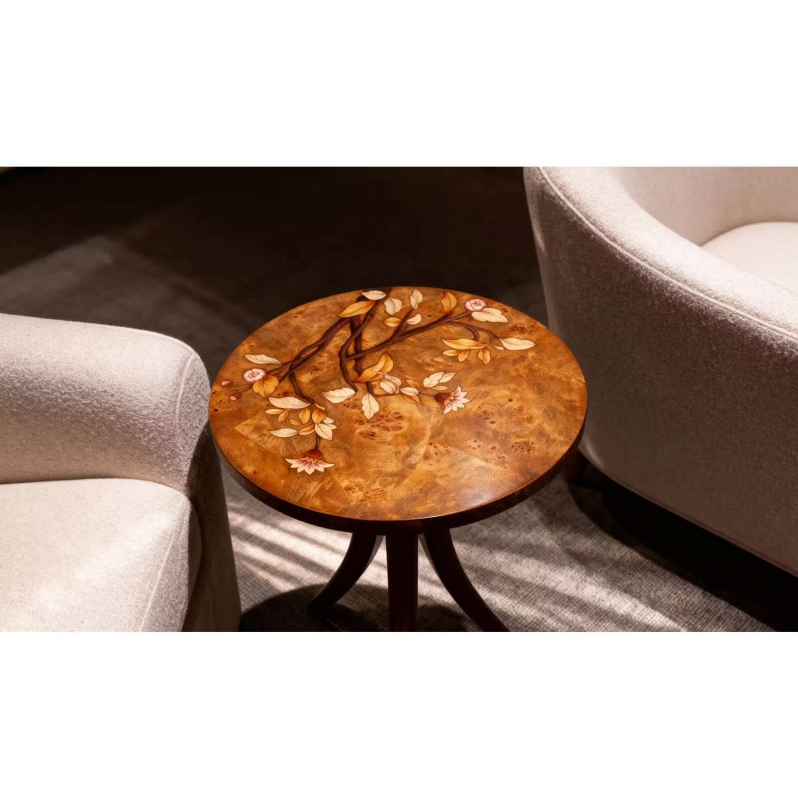 Theodore Alexander Corolla Drink Table   Nicholas John Interiors