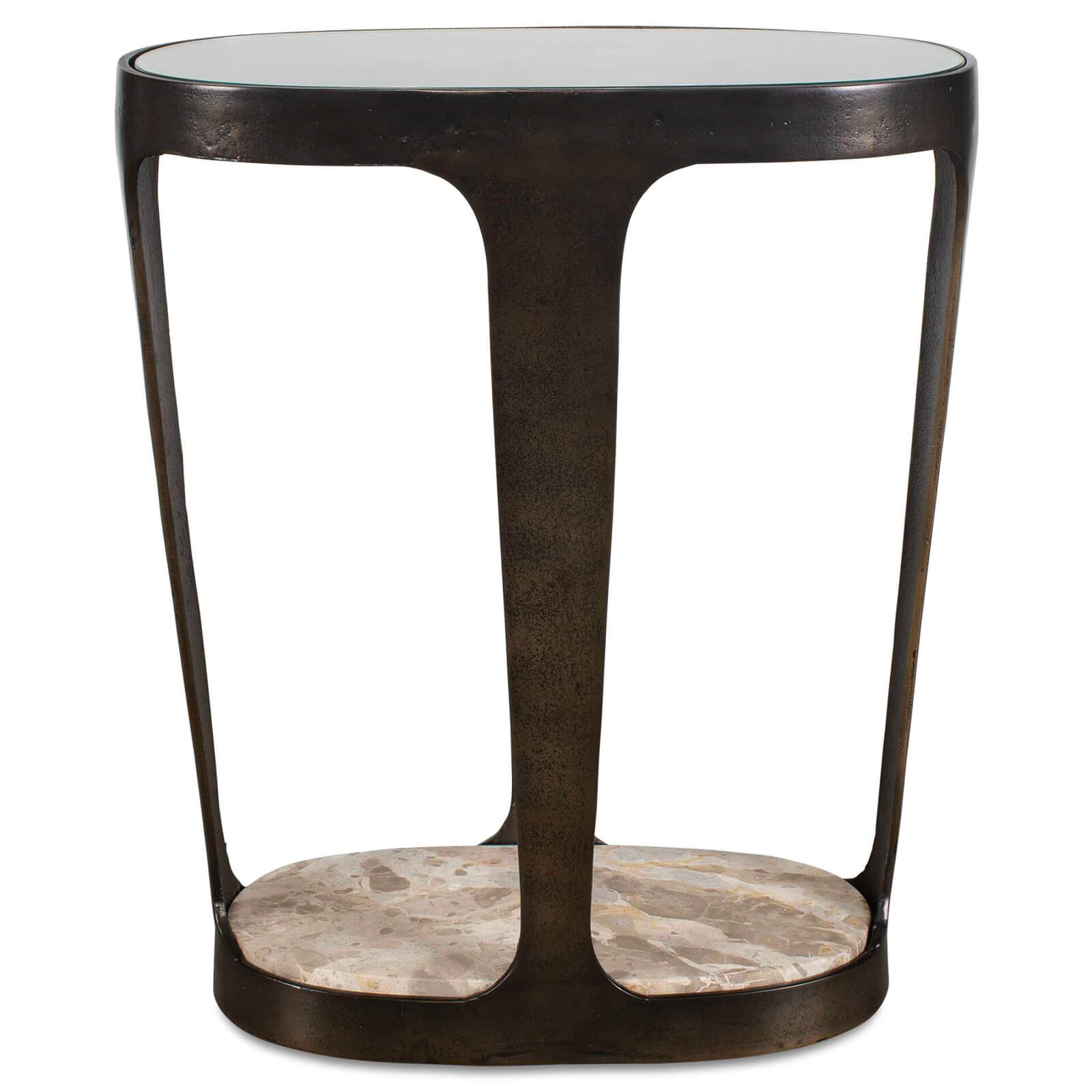 Coronado Side Table in Dark Bronze