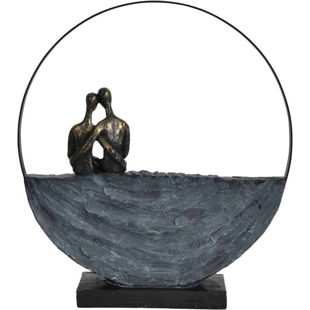Couple Encircled Sculpture