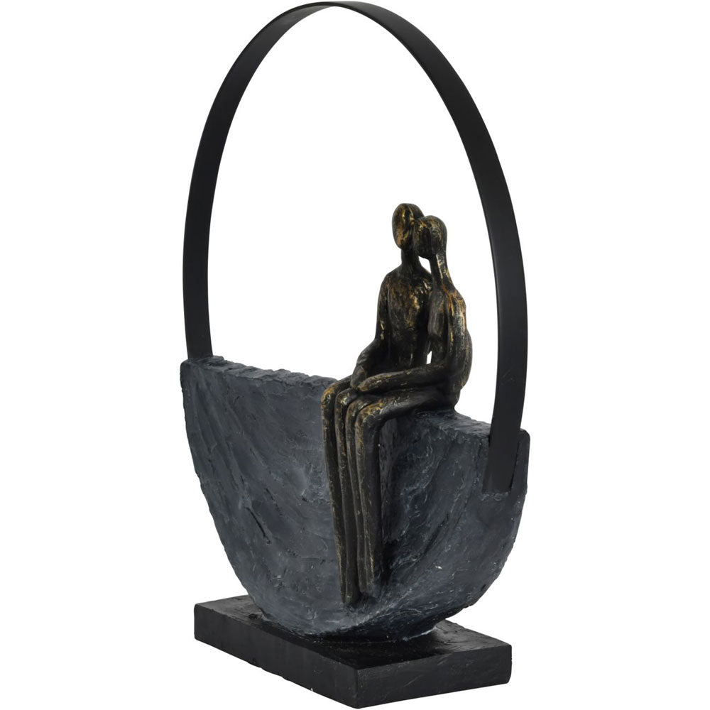 Couple Encircled Sculpture