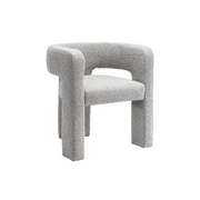 Twenty10 Design Crescent Occasional Chair in Dove  Nicholas John Interiors