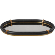 Cyprus Black Oval Tray