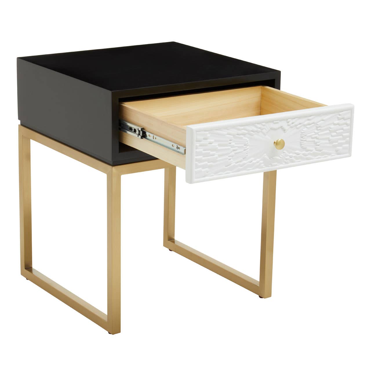 Damaris One Drawer Side Table Side Table