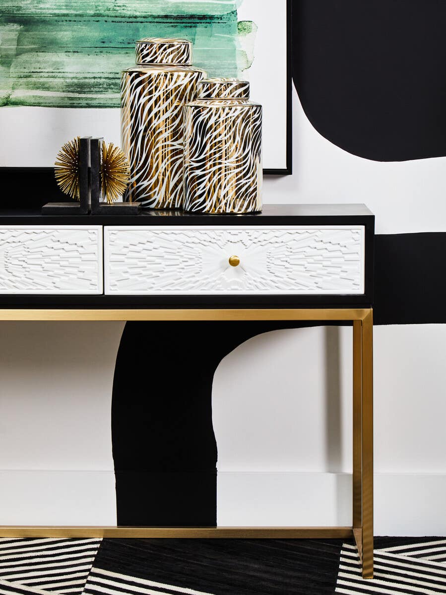 Damaris Two Drawer Console Table Console Table