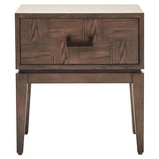 Damira 1 Drawer Antique Grey Side Table Side Table