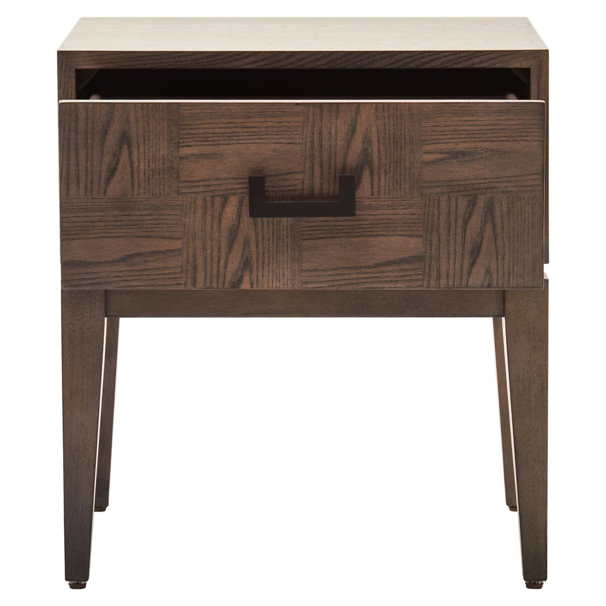Damira 1 Drawer Antique Grey Side Table Nicholas John Interiors