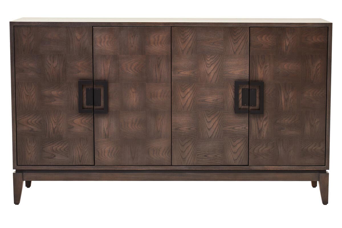 Damira 4 Door Antique Grey Sideboard. Sideboard