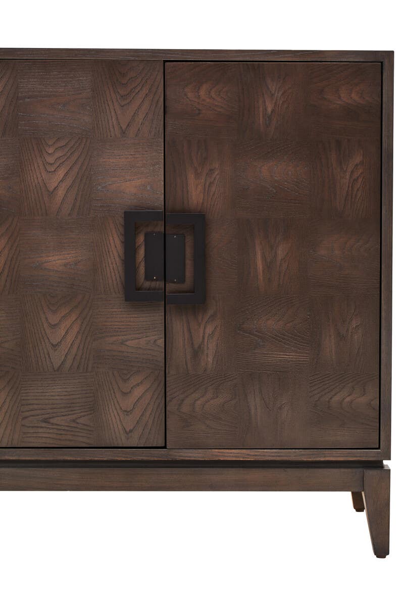 Damira 4 Door Antique Grey Sideboard. Sideboard