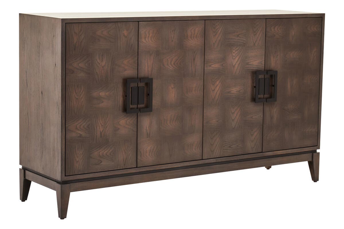 Damira 4 Door Antique Grey Sideboard. Sideboard