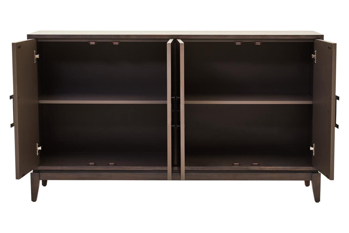 Damira 4 Door Antique Grey Sideboard. Sideboard