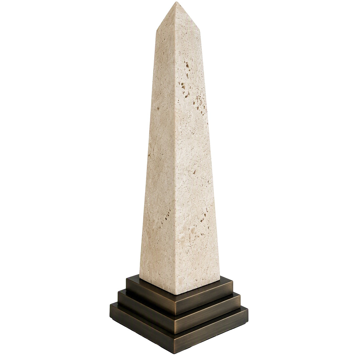 Keiichi Darius Sculpture in Travertine - Large