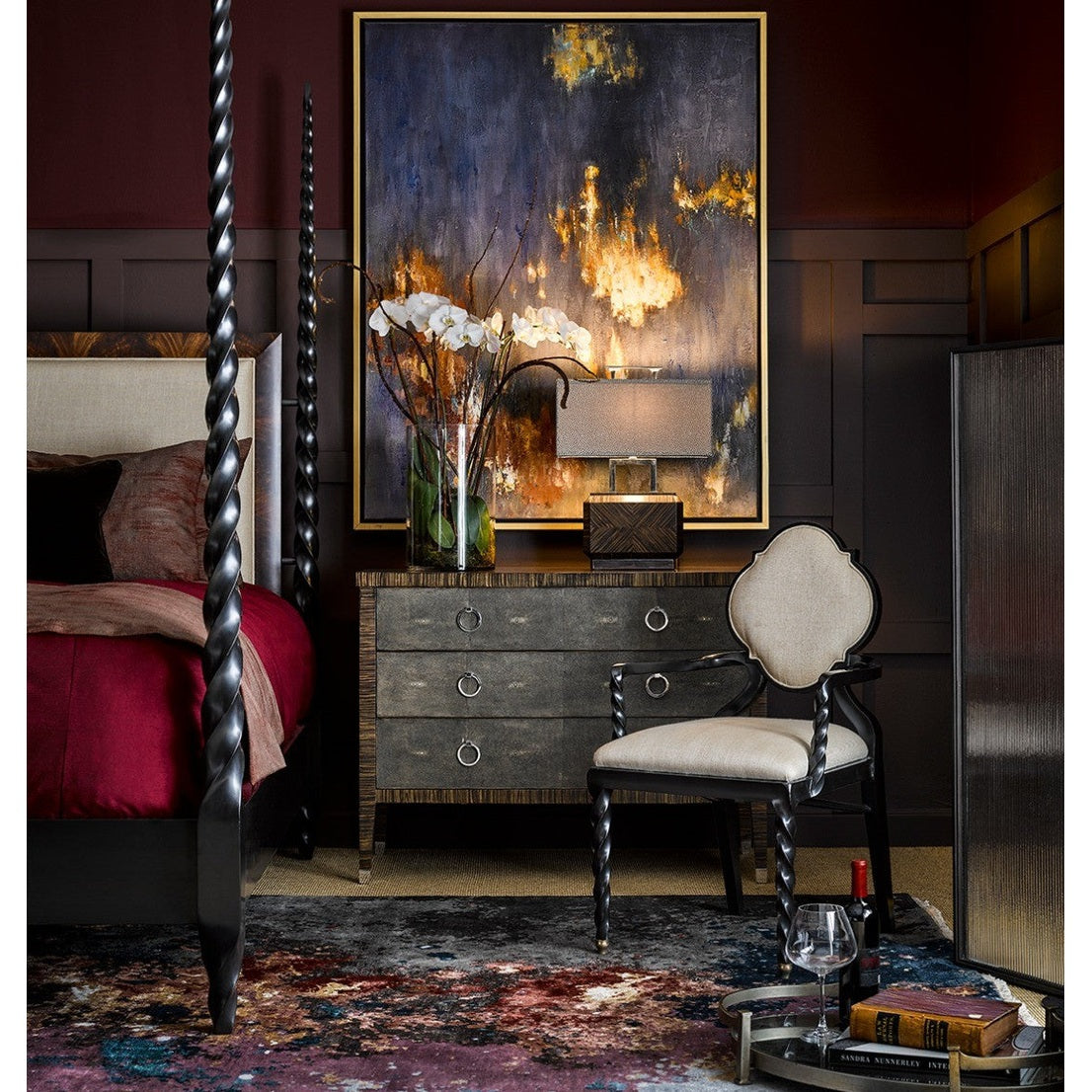 Jonathan Charles Super King Bed Frame Barley in Mazo