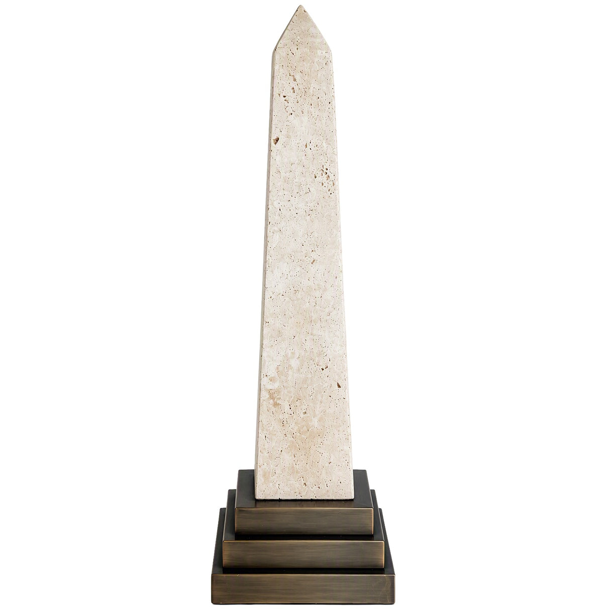 Keiichi Darius Sculpture in Travertine - Large