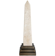 Keiichi Darius Sculpture in Travertine - Large