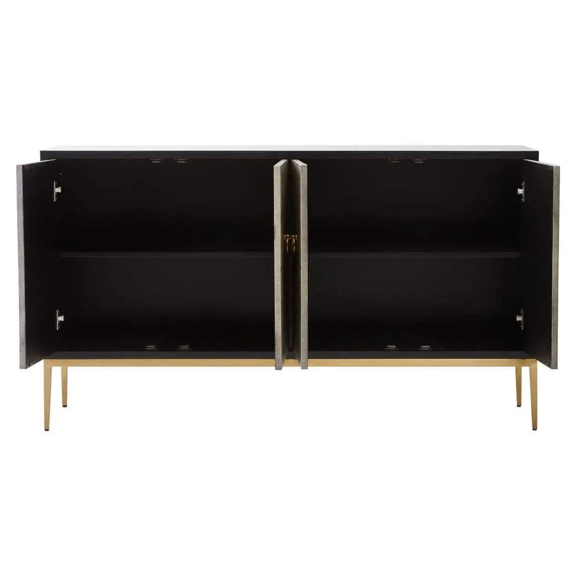 Delsa Grey Shagreen Sideboard Sideboard
