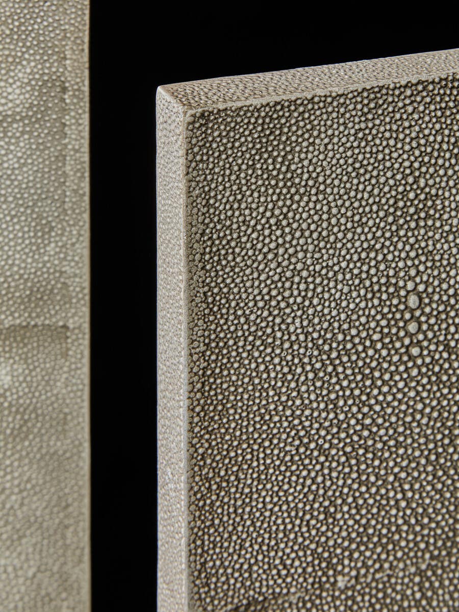 Delsa Grey Shagreen Sideboard Sideboard