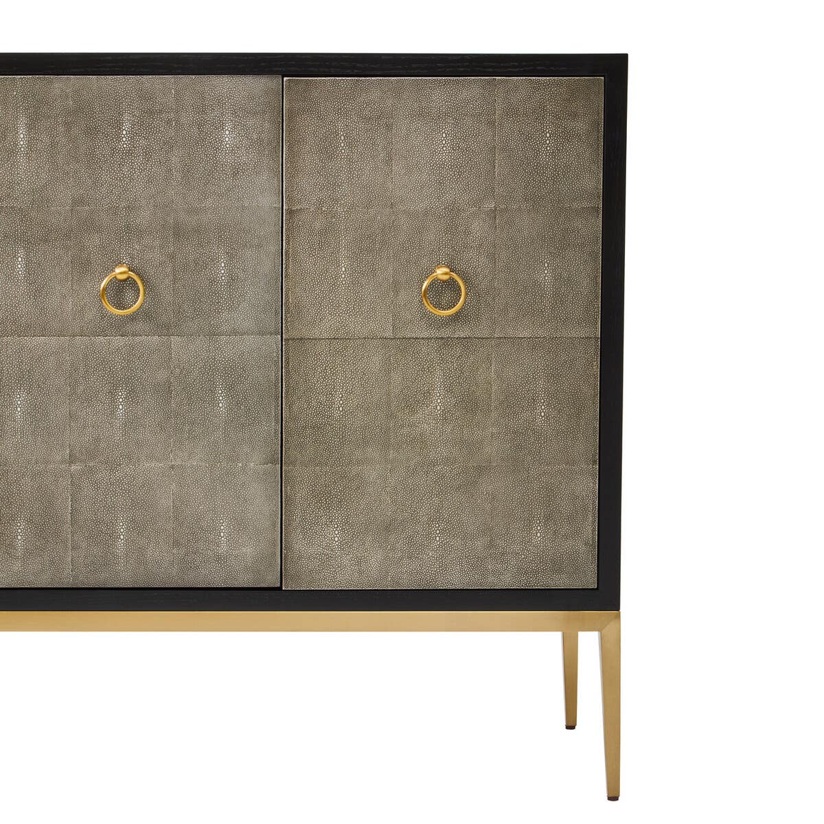 Delsa Grey Shagreen Sideboard Sideboard