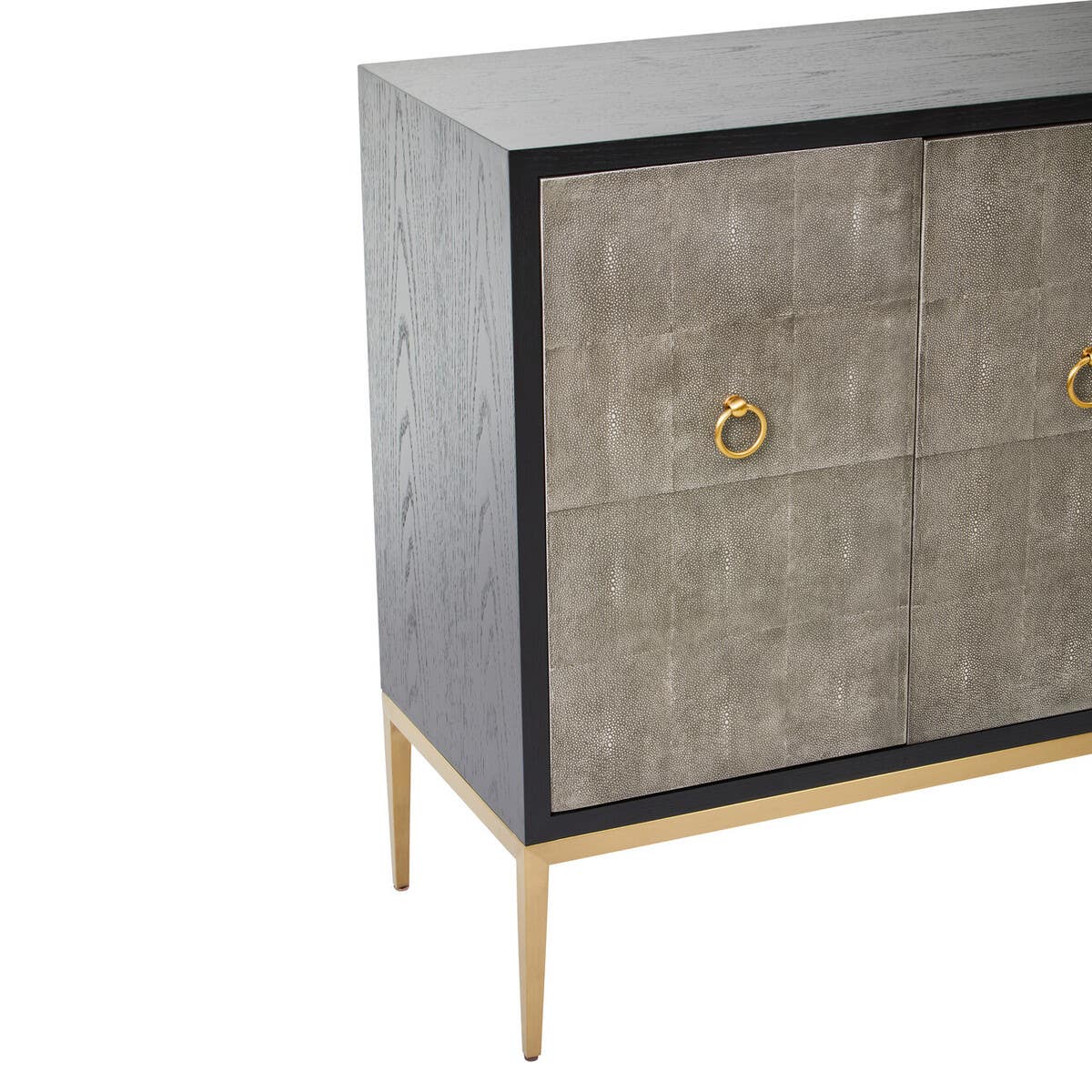 Delsa Grey Shagreen Sideboard Sideboard