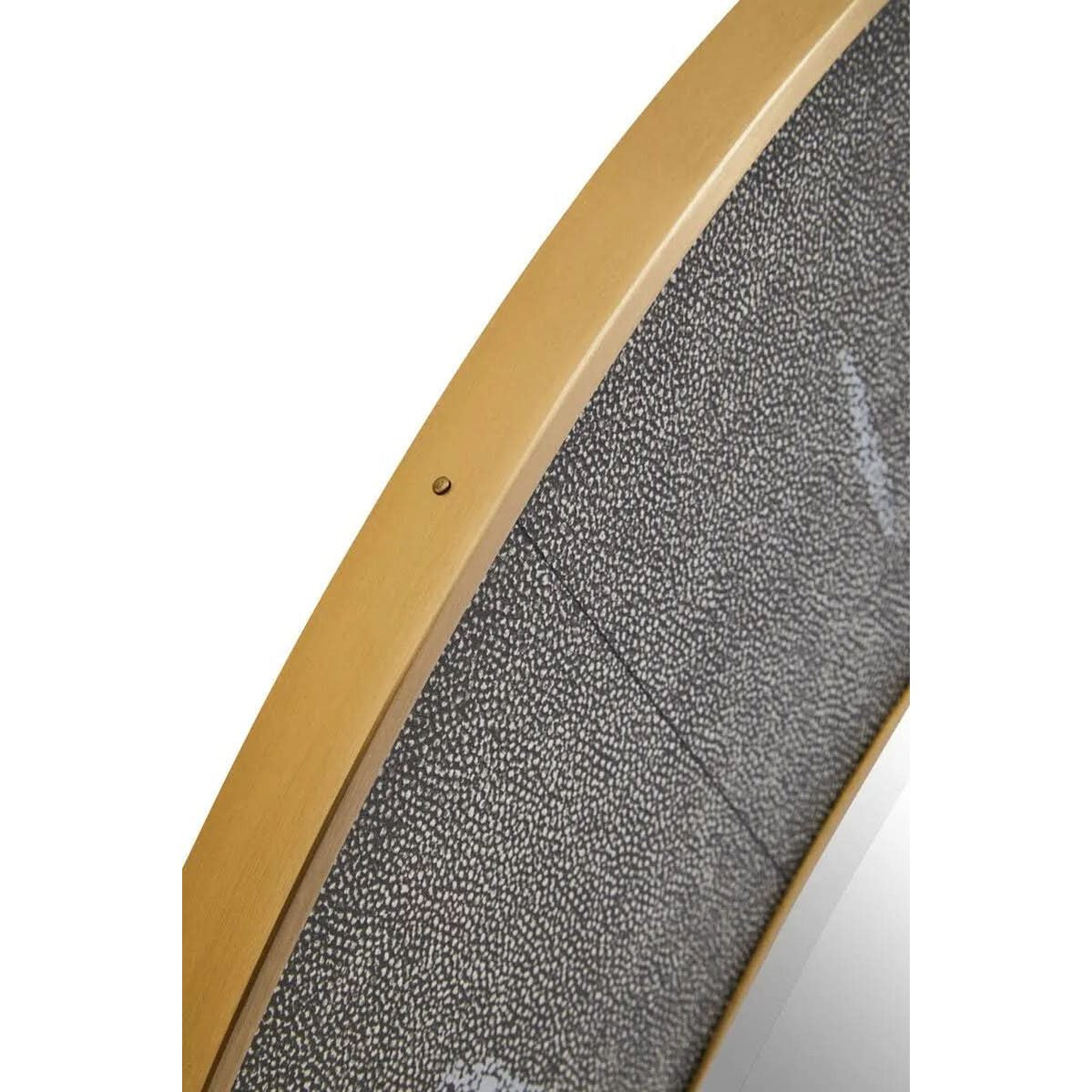 Delsa Grey Shagreen Wall Mirror Mirror