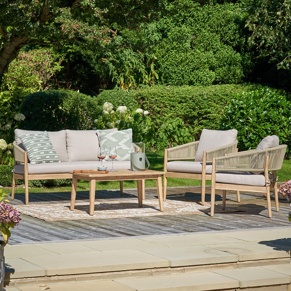 Denver Sage Green Outdoor Seating Set - Pacific Lifestyle Nicholas John Interiors
