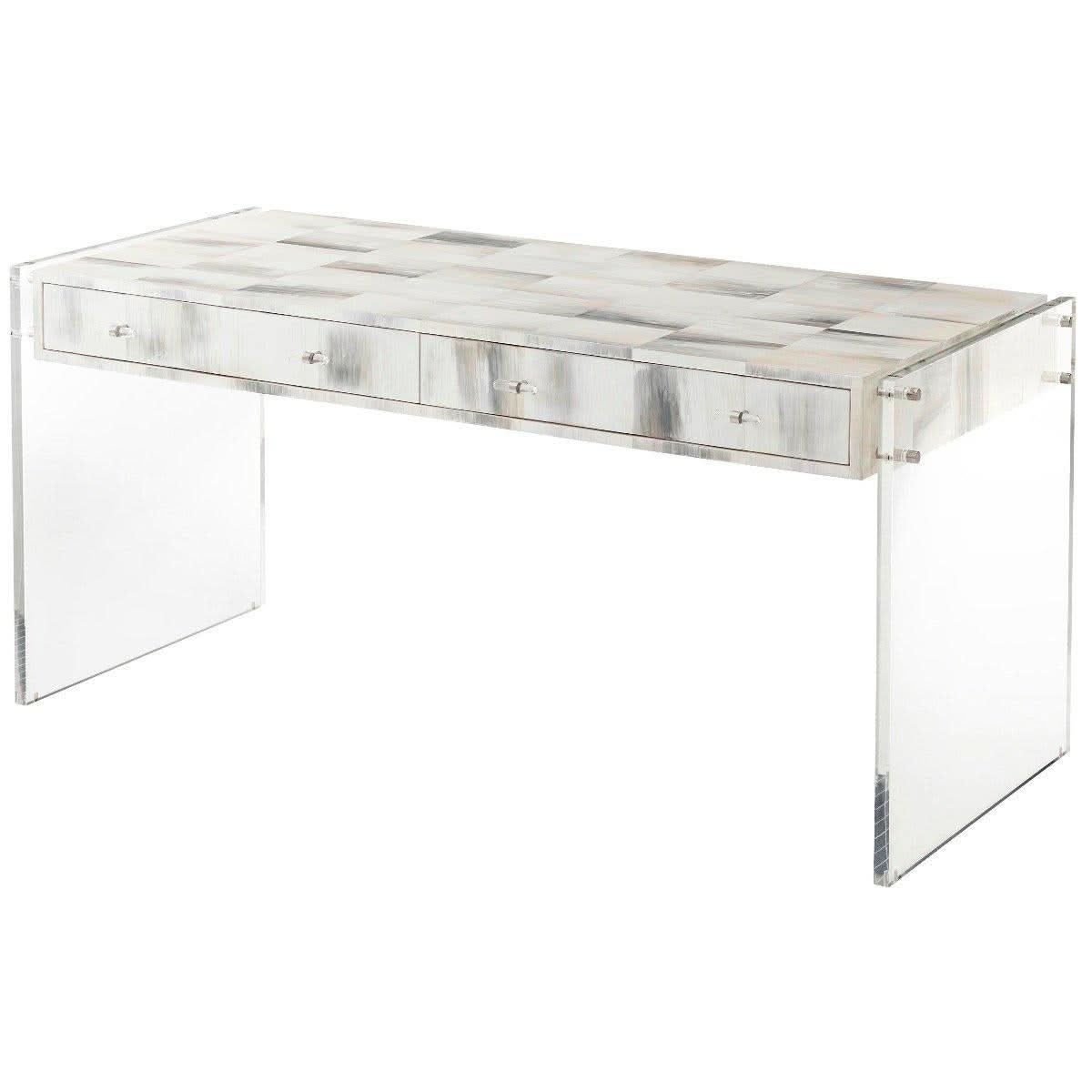 Theodore Alexander Desk Quadrilateral   Nicholas John Interiors