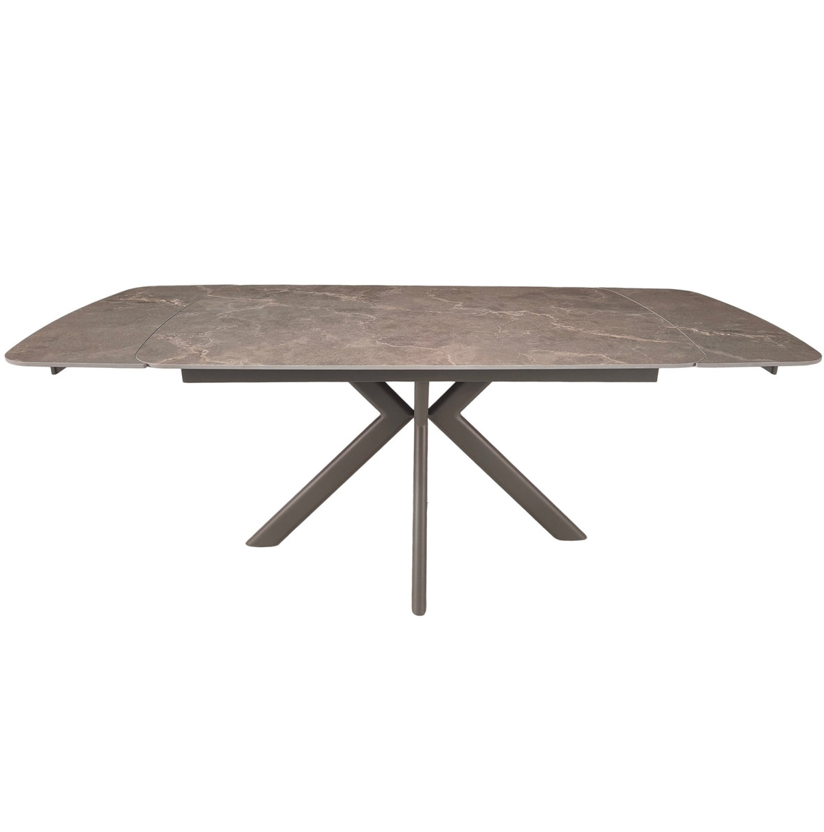 Keiichi Cote Extending Dining Table in Latte Stone Ceramic - 140-200cm