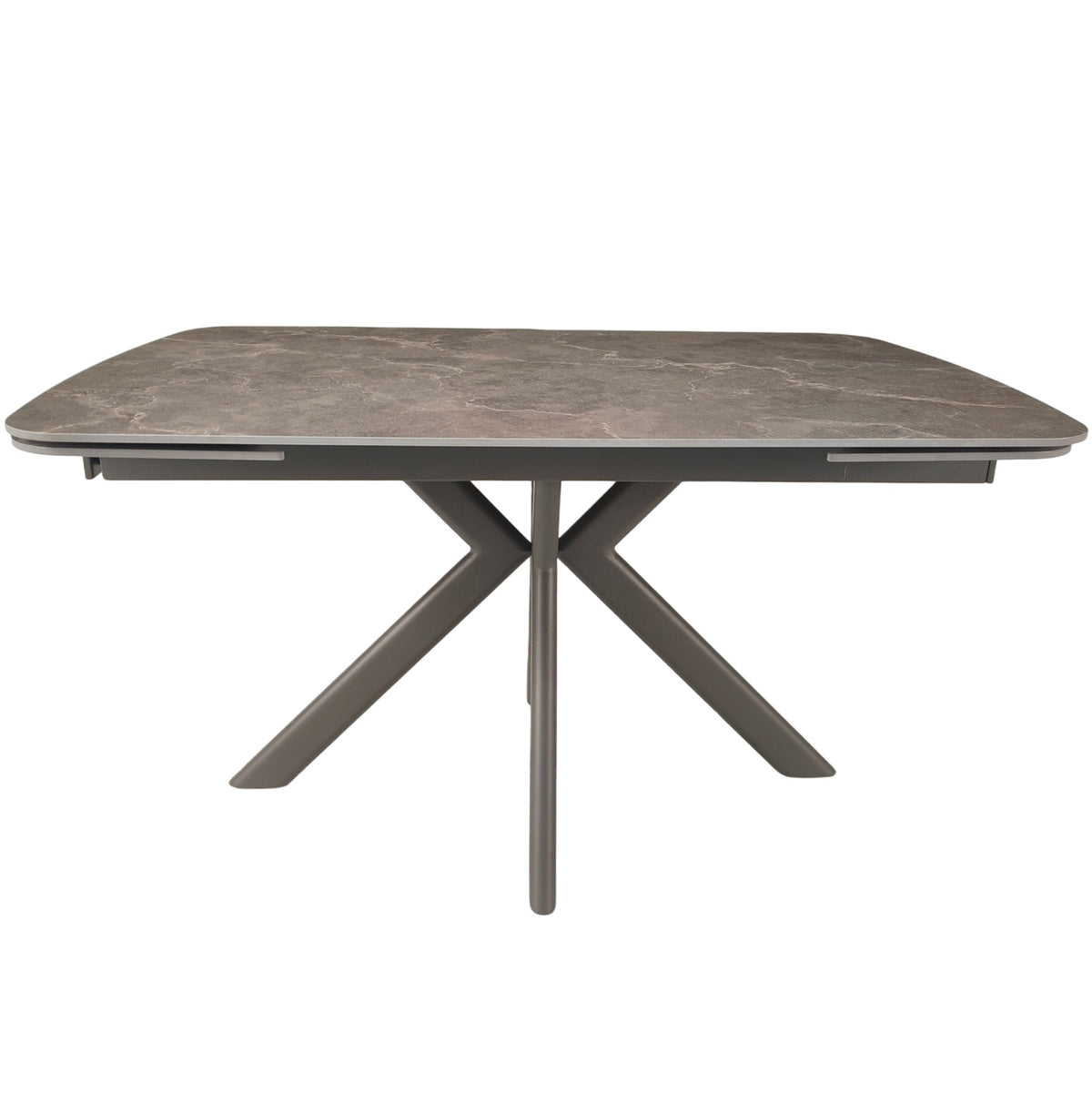 Keiichi Cote Extending Dining Table in Latte Stone Ceramic - 140-200cm