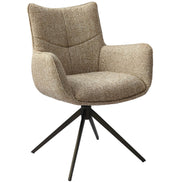 Keiichi Ducklington Swivel Dining Arm Chair