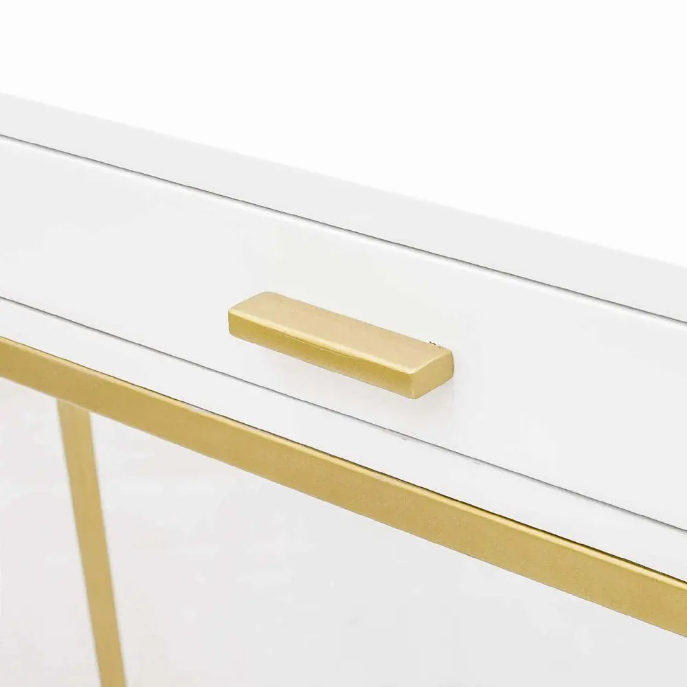D.I Designs Berkeley Console - White Nicholas John Interiors