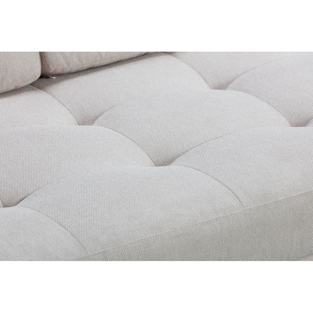 DI Designs Candover Sofa in Neutral Textured Fabric Sofa