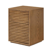 DI Designs Charlton Ribbed Walnut 2 Drawer Bedside Bedside Table
