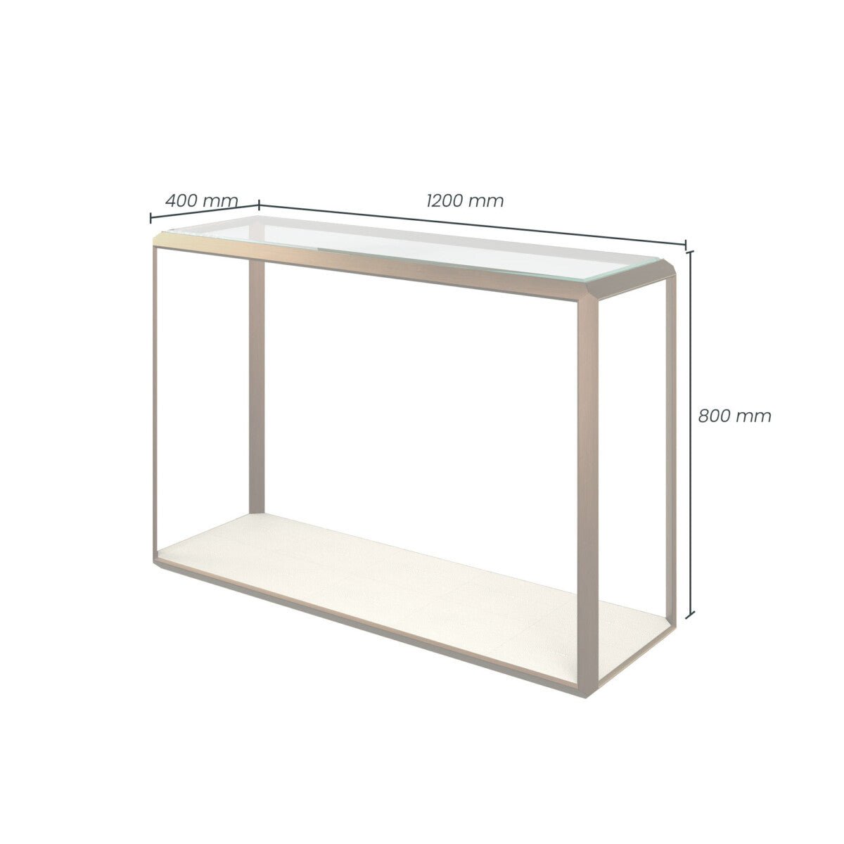 DI Designs Elmley Console Table in Ivory Nicholas John Interiors