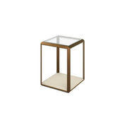 DI Designs Elmley End Table in Ivory End Table