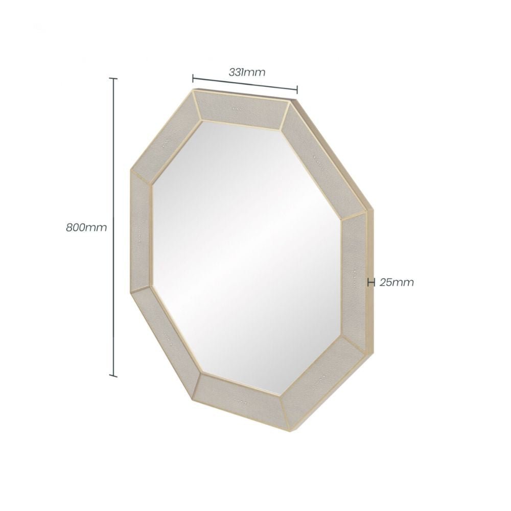 DI Designs Hampton Octagon Mirror Nicholas John Interiors