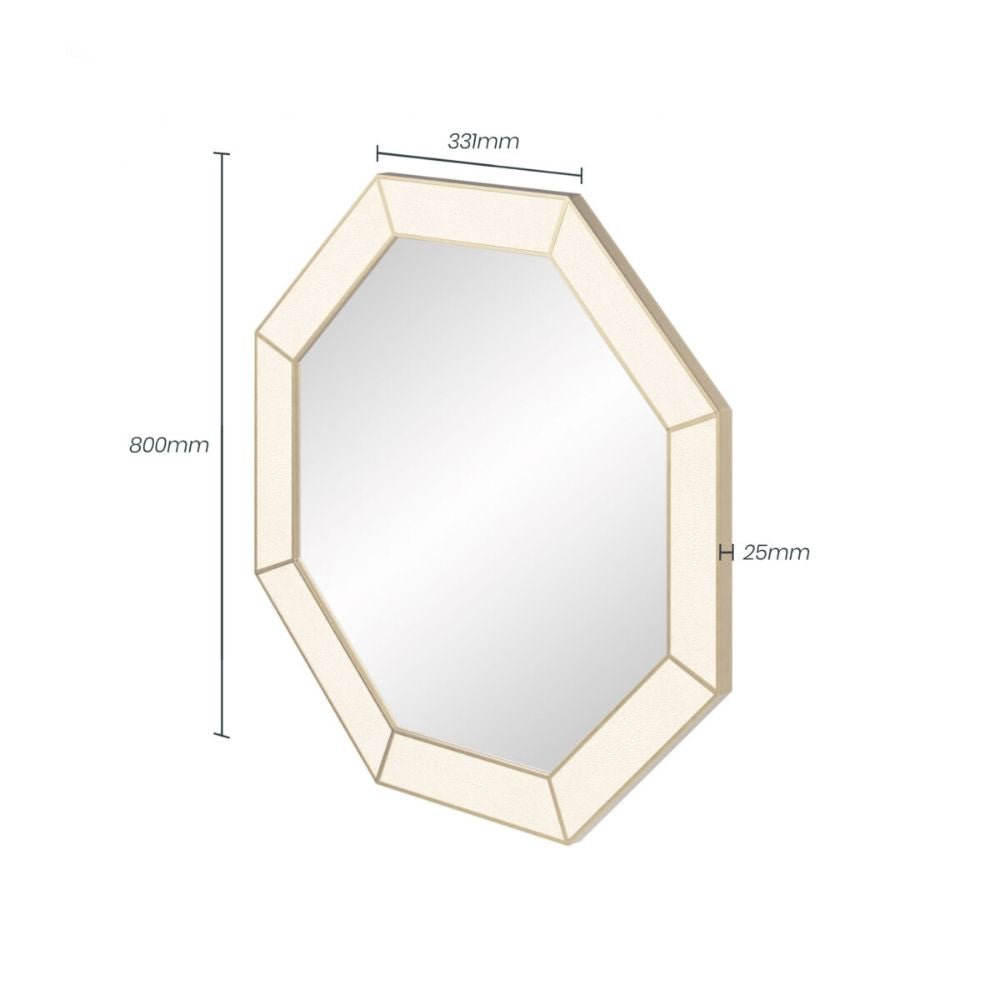 DI Designs Hampton Octagon Mirror Nicholas John Interiors