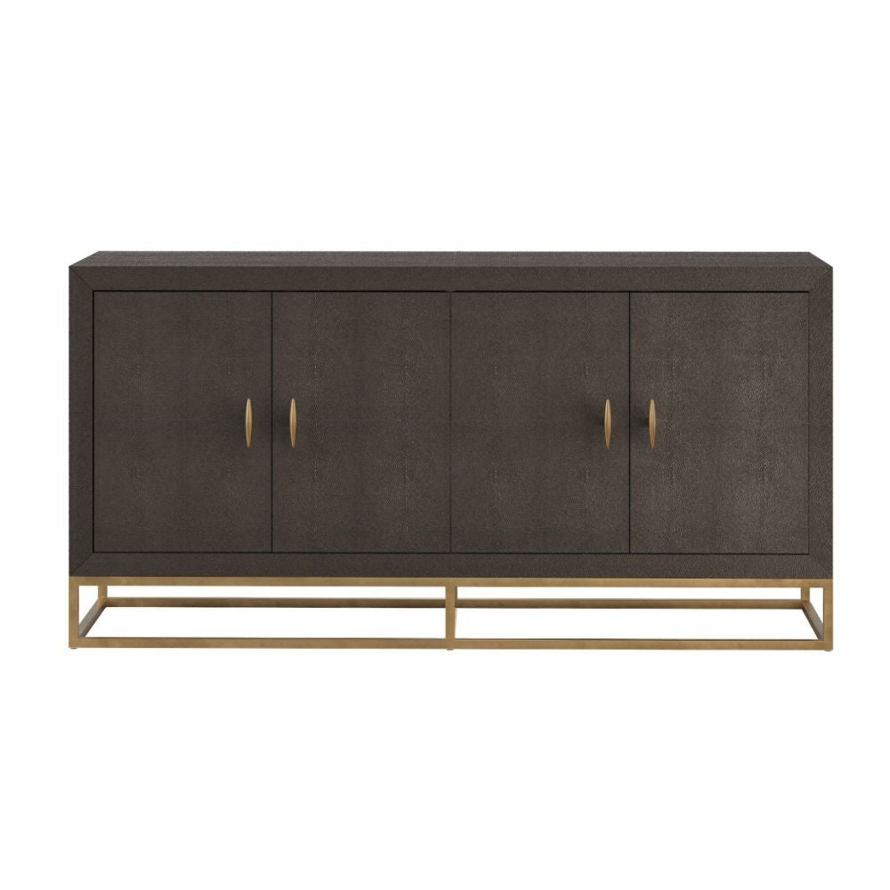 D.I Designs Hampton Sideboard in Brown Shagreen Nicholas John Interiors D.I Designs