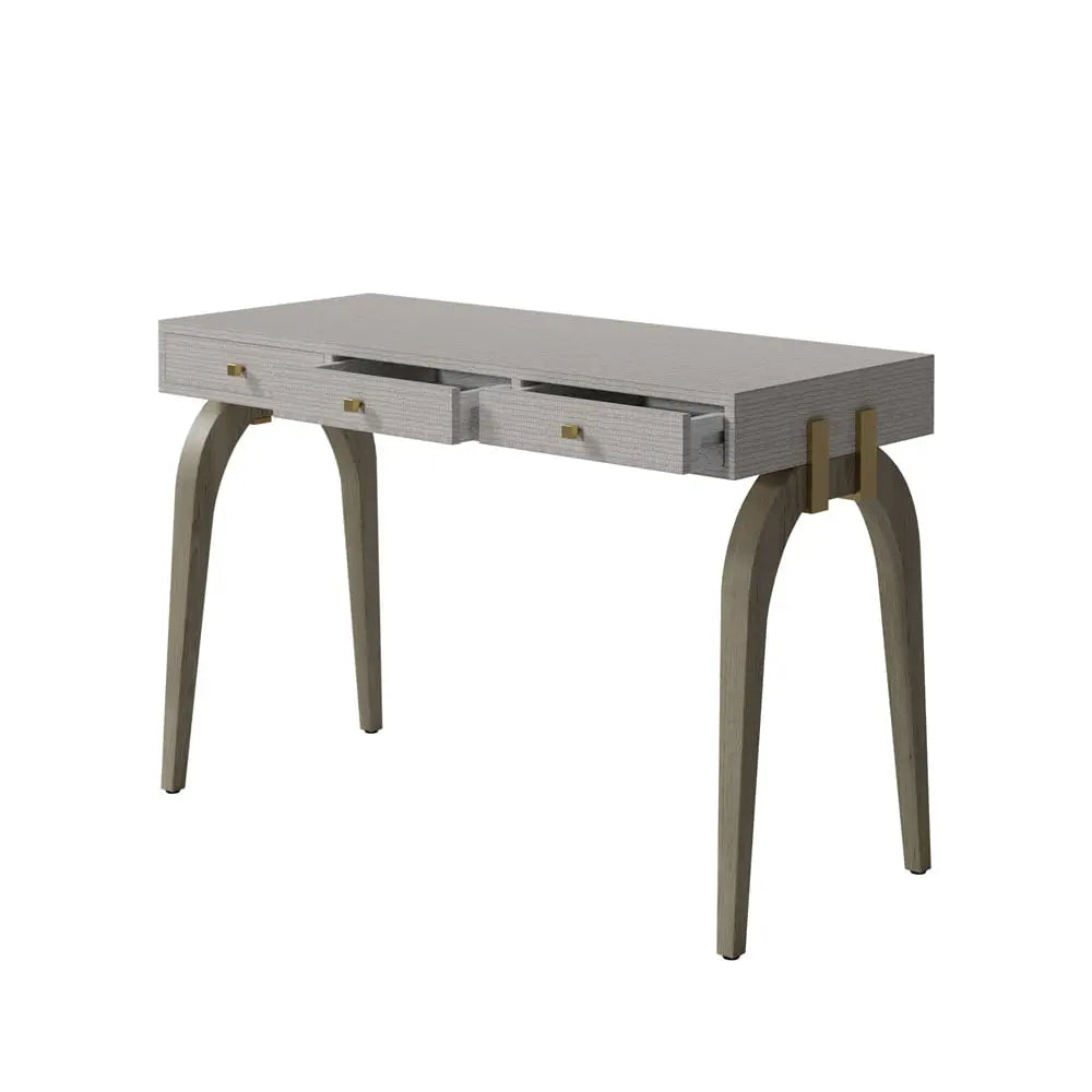 DI Designs Laverstoke 3 Drawer White Desk Desk