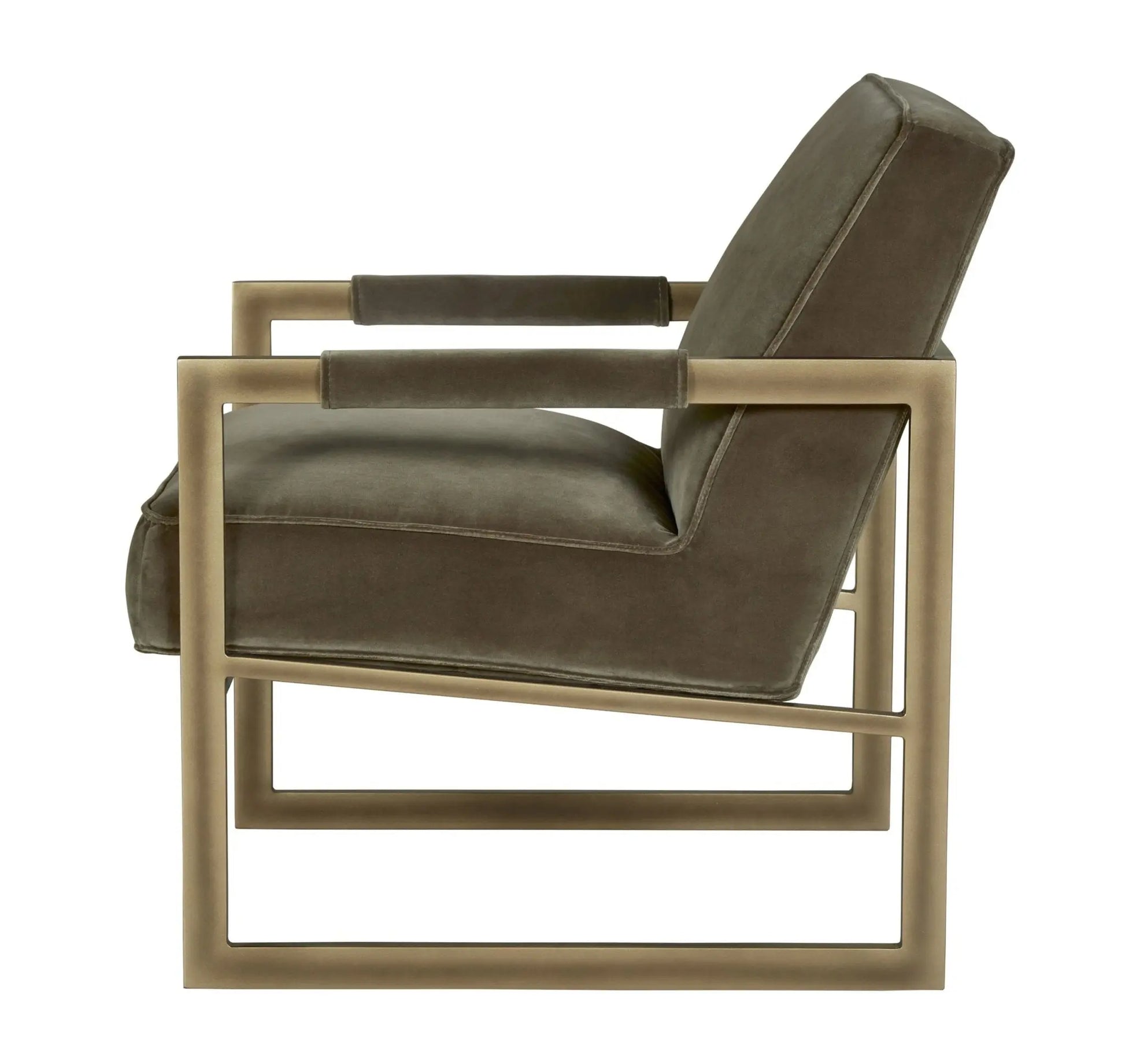 DI Designs Mickleton Club Chair in Olive Accent & Armchairs