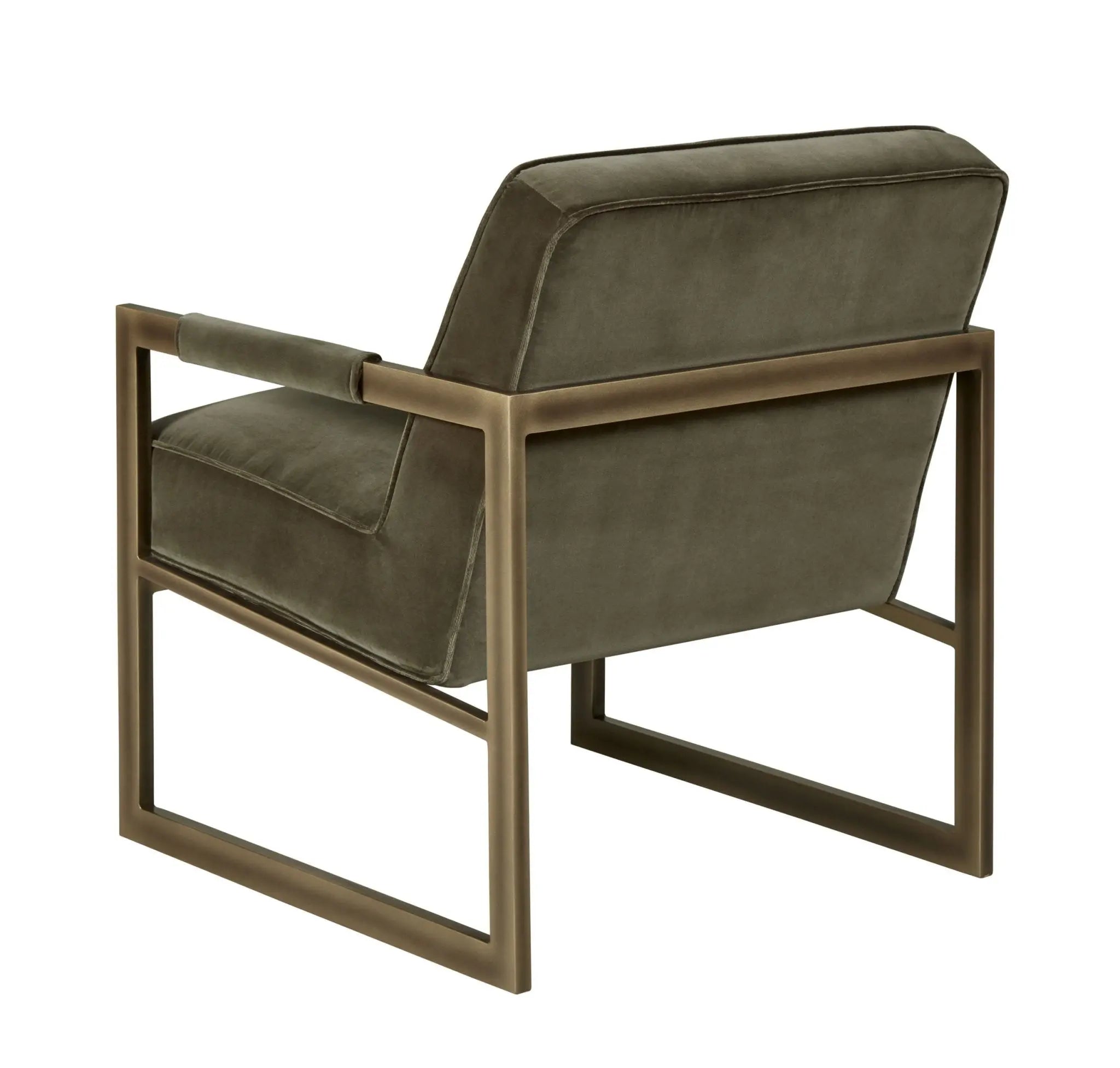 DI Designs Mickleton Club Chair in Olive Accent & Armchairs