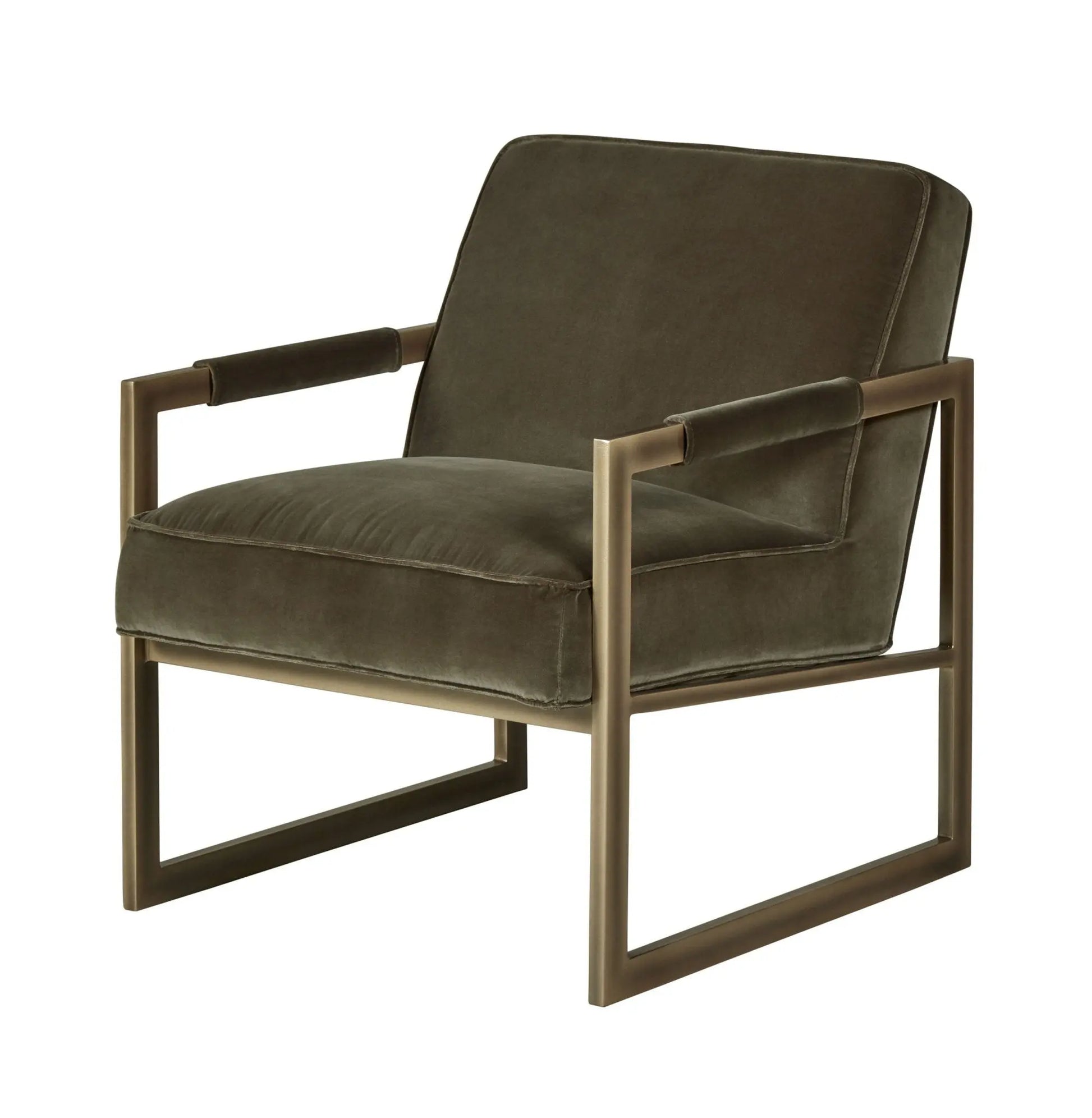 DI Designs Mickleton Club Chair in Olive Accent & Armchairs