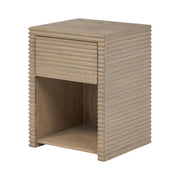 DI Designs Wickham Ribbed Oak 1 Drawer Bedside Bedside Table
