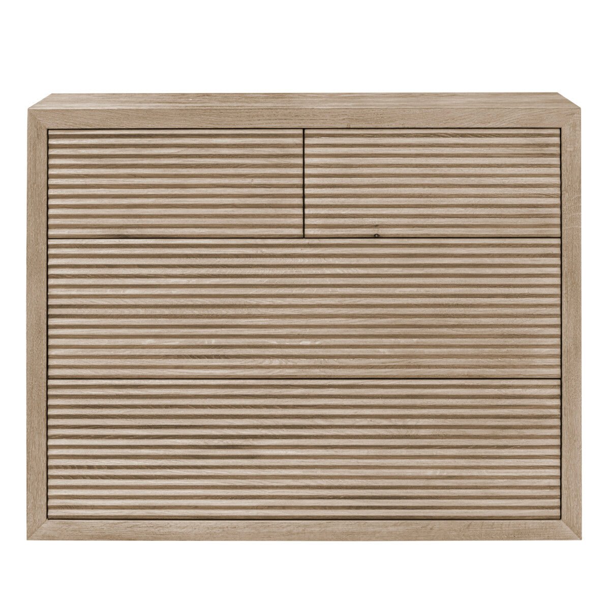 DI Designs Wickham Ribbed Oak Chest of Drawers Chest of Drawers