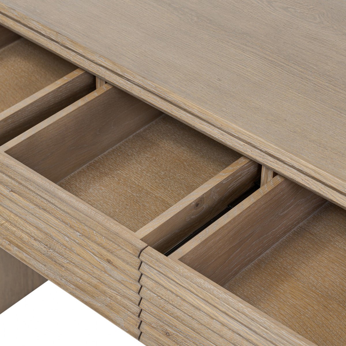 D.I Designs Wickham Ribbed Oak Desk Nicholas John Interiors D.I Design